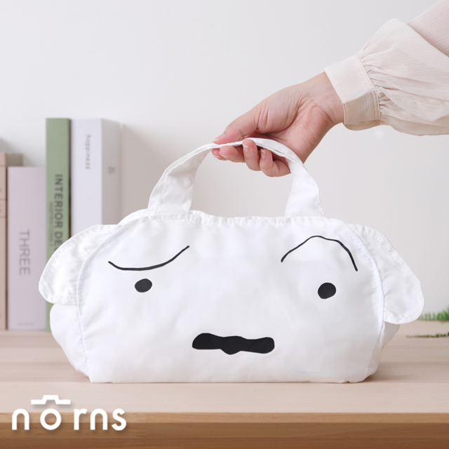 蠟筆小新系列小白大臉造型手提袋