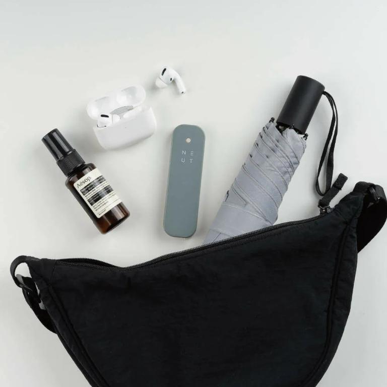 ROLLS Slim 瞬收輕羽傘-雪銀灰