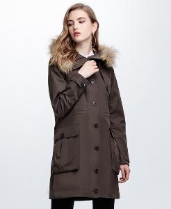 JORDON 女款GORE-TEX鋪棉單件式大衣 PRIMALOFT/防水/透氣/保暖/登山健行/出國