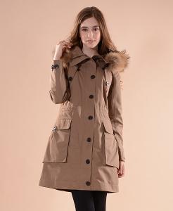 JORDON 女款GORE-TEX鋪棉單件式大衣 PRIMALOFT/防水/透氣/保暖/登山健行/出國