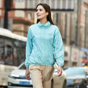 JORDON 女款皮膚衣抗UV防潑水外套 (涼爽/彈力/降低熱傳導)