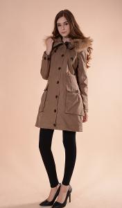 JORDON 女款GORE-TEX鋪棉單件式大衣 PRIMALOFT/防水/透氣/保暖/登山健行/出國