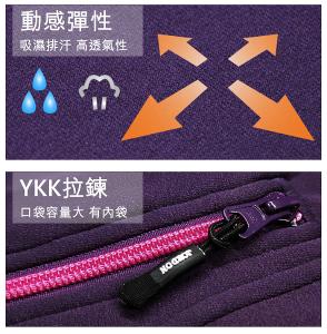 JORDON 全開襟外套 POLARTEC POWER STRETCH PRO