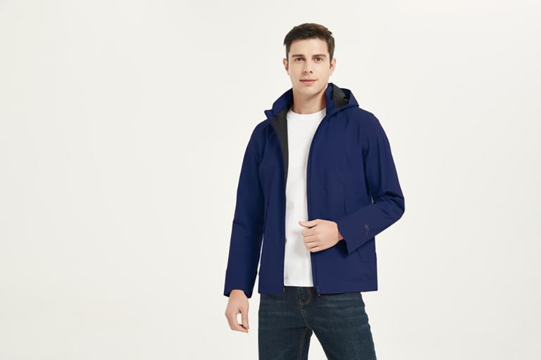 JORDON 男款簡約GORE-TEX單件式防風防水透氣外套