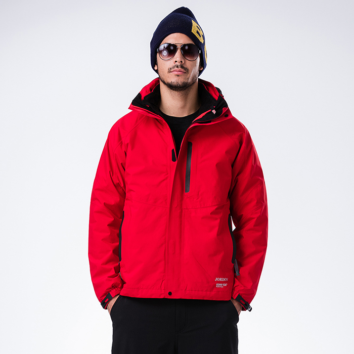 JORDON 雅仕風範 男款 GORE-TEX PacLite Shell 防水透氣 + POLARTEC 刷毛 兩件式外套