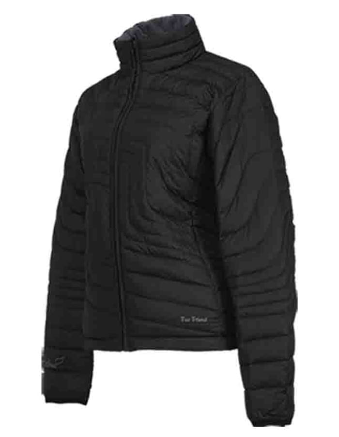 JORDON FOX FRIEND 女特殊剪裁壓格羽絨外套