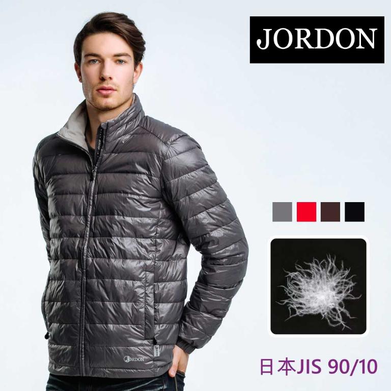 JORDON 輕.暖上市 帥氣男羽絨外套