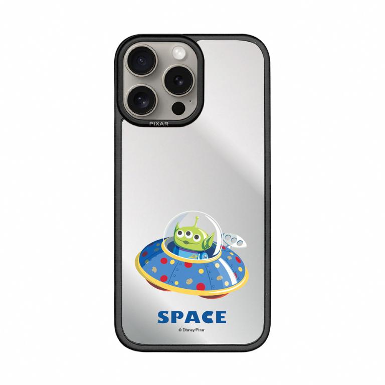 PIXAR 皮克斯 鏡面三眼怪-貼片磁吸防摔手機殼｜【多款適用】iPhone