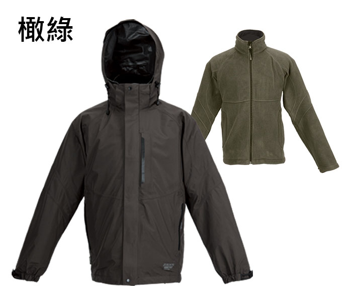 JORDON 雅仕風範 男款 GORE-TEX PacLite Shell 防水透氣 + POLARTEC 刷毛 兩件式外套