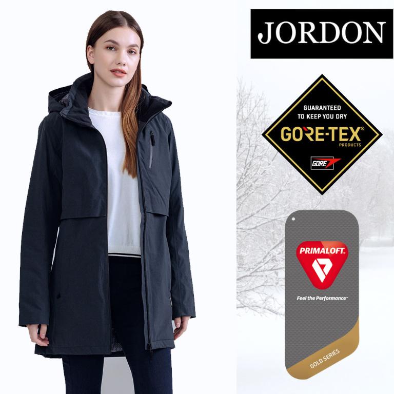 JORDON 女款GORE-TEX+PrimaLoft 輕量單件式防水透氣外套