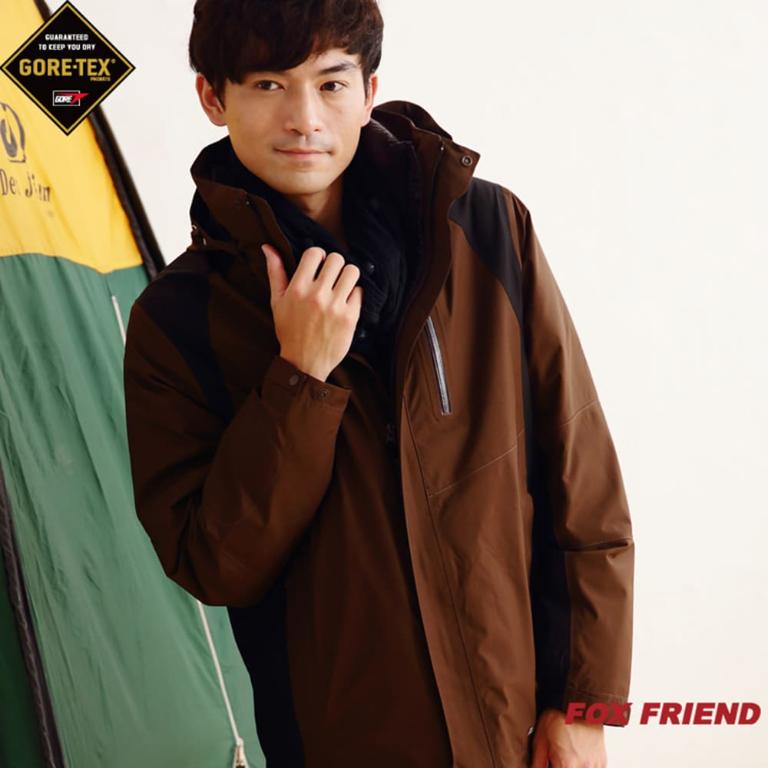 JORDON FOX FRIEND 男款 雙配色GORE-TEX單件式外套