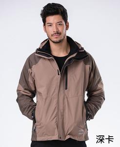 JORDON 電視購物 三冠王 防水防風GORE-TEX  + POLARTEC 刷毛內拉鍊套合二合一外套