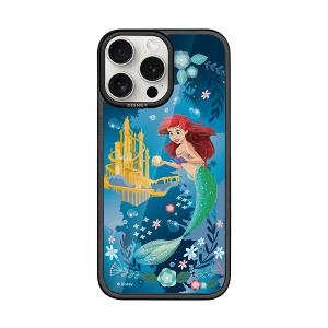 Disney 玻璃小美人魚-貼片磁吸防摔手機殼｜【多款適用】iPhone