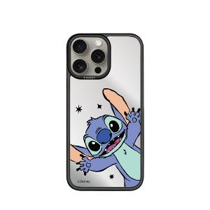 Disney 鏡面史迪奇-貼片磁吸防摔手機殼｜【多款適用】iPhone