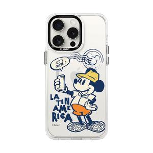 Disney 旅行米奇-軍規透明磁吸手機殼｜【多款適用】iPhone