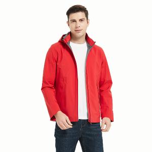 JORDON 男款簡約GORE-TEX單件式防風防水透氣外套