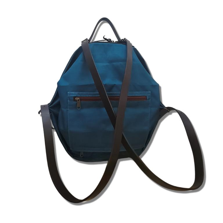 POPCORNGREEN折疊三用後背包(Ｍ)藝術家聯名款氣球狗(寶石藍)