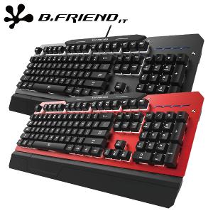B.FRIEND MK5 RGB 遊戲發光機械式鍵盤 青軸 電競鍵盤 G軸