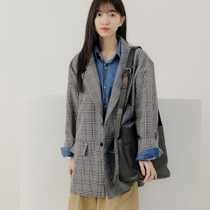 supportingrole 真皮極簡四方都市肩側背包 黑