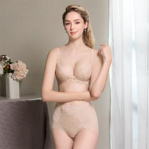 【思薇爾】柔塑曲線系列E-G罩調整型蕾絲集中包覆塑身女內衣(恬靜膚)