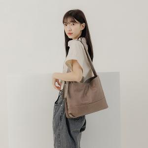 supportingrole 真皮極簡四方2層都市手提托特包 奶茶咖啡