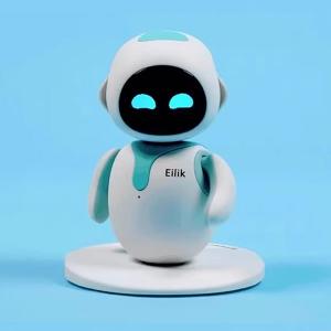 【 Eilik|桌面型陪伴機器人 】無厘頭的爆笑日常!喜怒哀樂陪你大鬧耍寶,快來認養快樂萌寵!