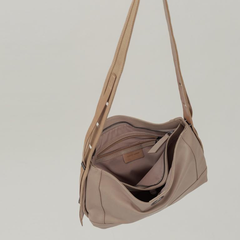 supportingrole 優雅時尚的多功能3用手提肩側背包 奶油卡其