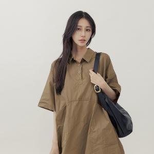 supportingrole   靈活搭配多分層簡潔真皮肩斜背包 黑