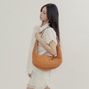 supportingrole  月牙垂墜慵懶時髦真皮手提肩斜背3用包 咖啡