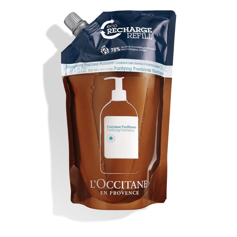 L`OCCITANE 歐舒丹 草本淨涼洗髮乳補充包500ml