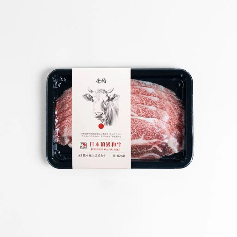 食酌 日本A5和牛 肩卷心原肉火鍋片