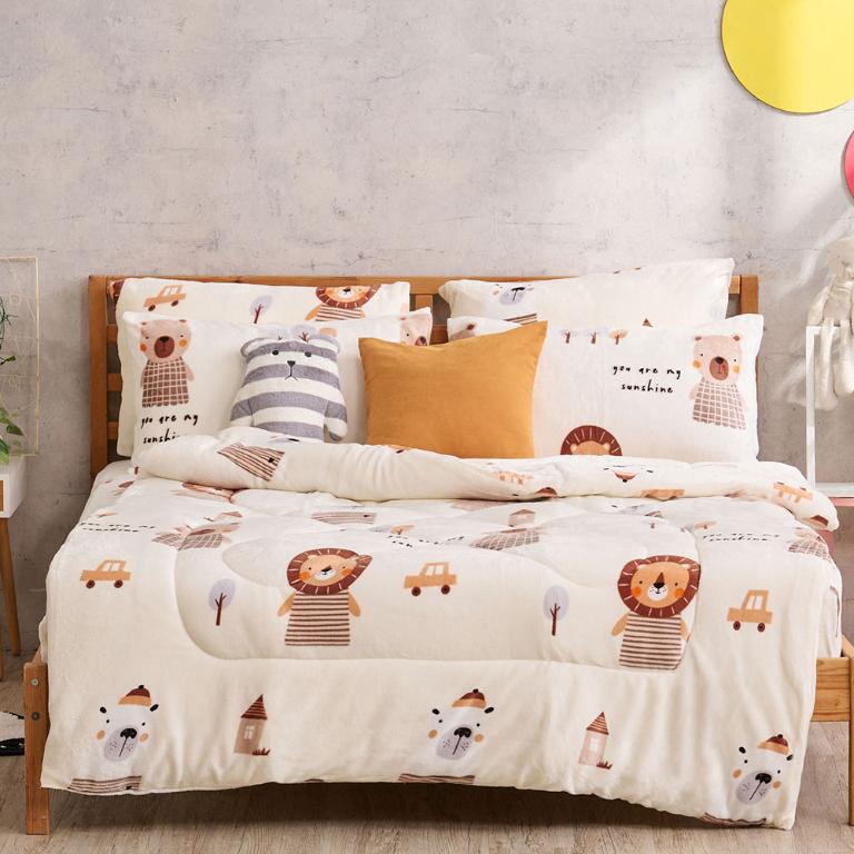 【DUYAN 竹漾】Heat-Fi 法蘭絨暖暖被 / 肯亞大地