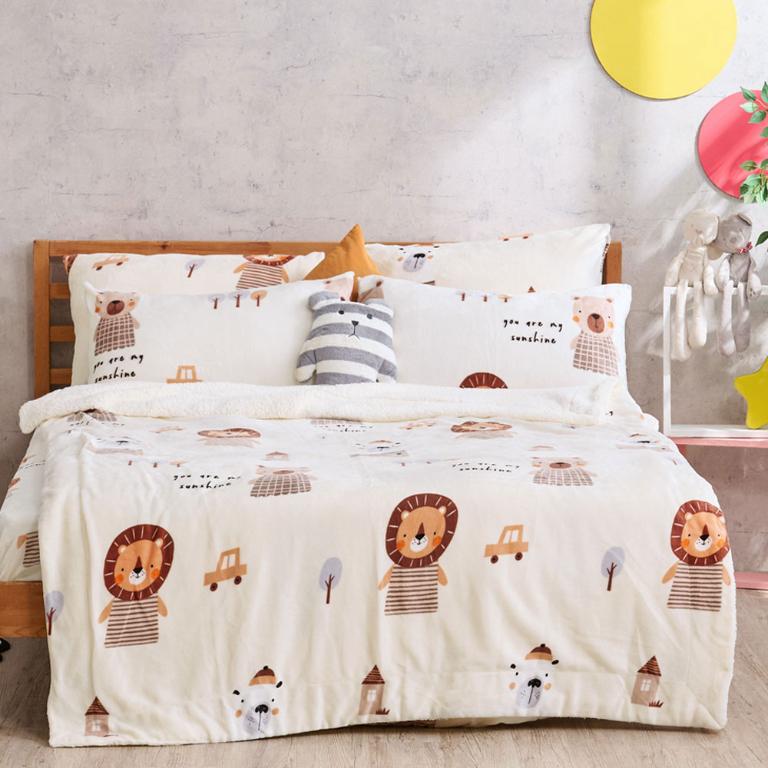 【DUYAN 竹漾】法蘭絨羊羔絨毯 / 肯亞大地