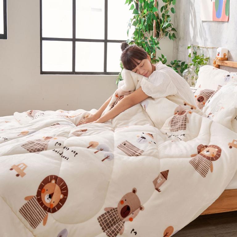 【DUYAN 竹漾】Heat-Fi 法蘭絨暖暖被 / 肯亞大地