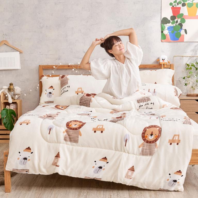 【DUYAN 竹漾】Heat-Fi 法蘭絨暖暖被 / 肯亞大地