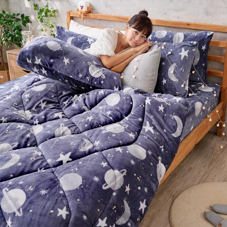 【DUYAN 竹漾】Heat-Fi 法蘭絨暖暖被 / 星海微光