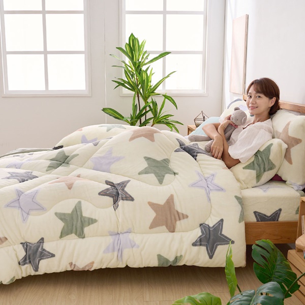 【DUYAN 竹漾】Heat-Fi 法蘭絨暖暖被 / 彩光初星