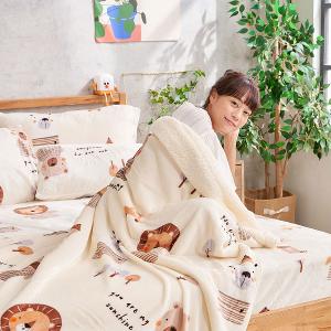 【DUYAN 竹漾】法蘭絨羊羔絨毯 / 肯亞大地