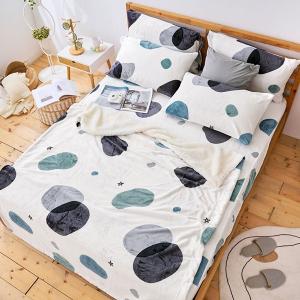 【DUYAN 竹漾】法蘭絨羊羔絨毯 / 漫影水語