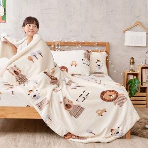 【DUYAN 竹漾】法蘭絨羊羔絨毯 / 肯亞大地