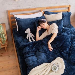 【DUYAN 竹漾】Heat-Fi 法蘭絨暖暖被 / 深海靛藍