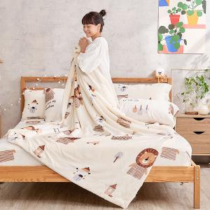 【DUYAN 竹漾】法蘭絨羊羔絨毯 / 肯亞大地