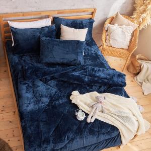 【DUYAN 竹漾】Heat-Fi 法蘭絨暖暖被 / 深海靛藍