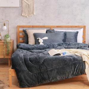 【DUYAN 竹漾】Heat-Fi 法蘭絨暖暖被 / 沉穩灰