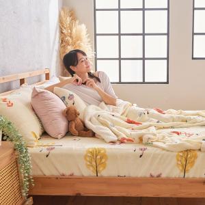 【DUYAN 竹漾】法蘭絨羊羔絨毯 / 秋野澄風