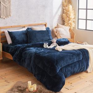 【DUYAN 竹漾】Heat-Fi 法蘭絨暖暖被 / 深海靛藍