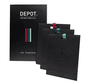 DEPOT 車用香氛三件組(清新黑胡椒、黑茶迷霧、舒緩鼠尾草)