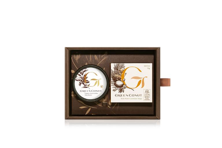 綠果 手工小皂乳油木禮盒組