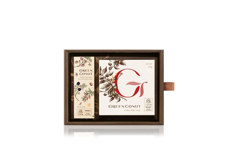 綠果 手工大皂護手霜禮盒組