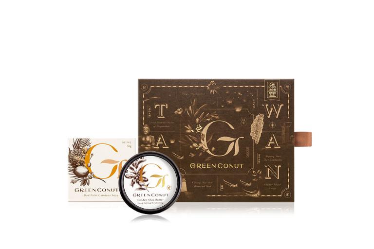 綠果 手工小皂乳油木禮盒組